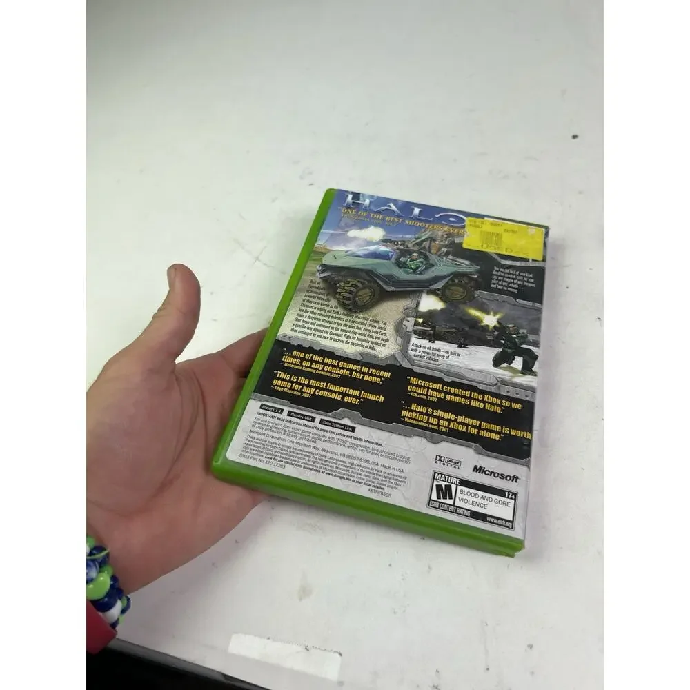 Halo: Combat Evolved (Microsoft Xbox, 2001) COMPLETE